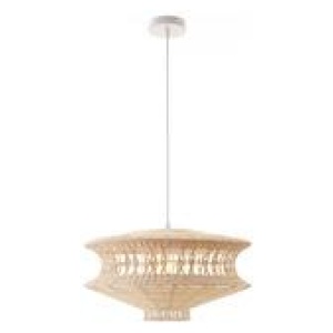 Abi Rattan Pendant Light Neutral Large