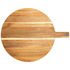 Acacia Large Round Paddle Platter Board Size 45X57cm by Alex Liddy