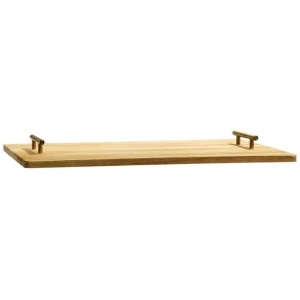 Acacia Rectangular Serving Board with Handles Size 60X40cm by Alex Liddy