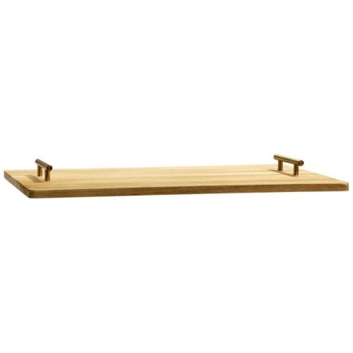Acacia Rectangular Serving Board with Handles Size 60X40cm by Alex Liddy