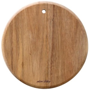 Acacia Wood Mini Round Serving Board Size 19X19cm by Alex Liddy