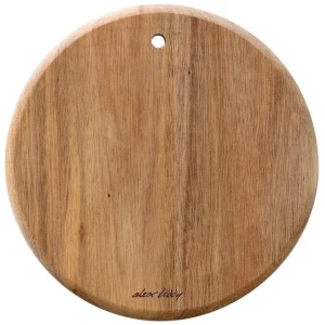 Acacia Wood Mini Round Serving Board Size 19X19cm by Alex Liddy