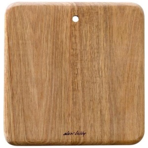 Acacia Wood Mini Square Serving Board Size 19X19cm by Alex Liddy