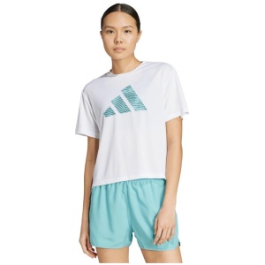 Adidas Adi365 Running Essentials Brand Love Tee Womens - White - M