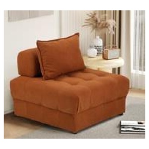 Alma Armchair Brown 1 Seater