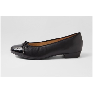 Ara Bari 21 Ar Black Patent Leather Black Shoes Womens Shoes Casual Flat Shoes