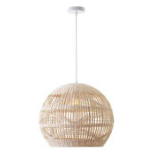 Arana Rattan Pendant Light Neutral