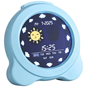 Artiss 3.8" Digital Day Clock Calendar Alarm LCD Display Blue