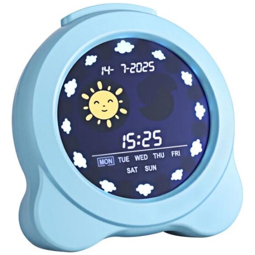 Artiss 3.8" Digital Day Clock Calendar Alarm LCD Display Blue