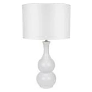 Aubre Table Lamp White