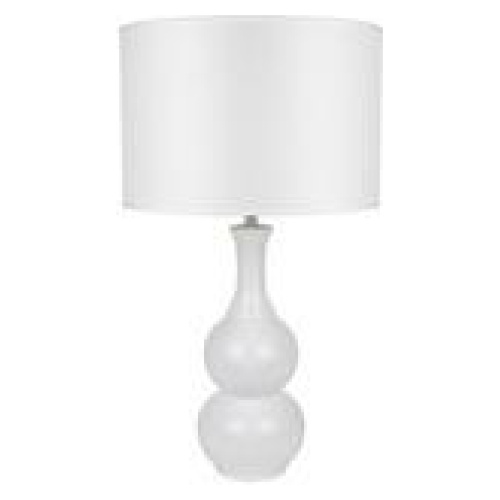 Aubre Table Lamp White