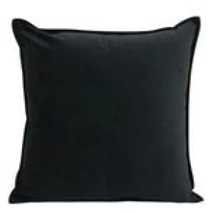 Autumn 45Cm Velvet Cushion Black