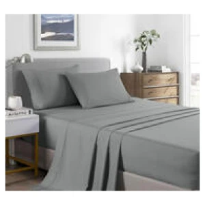 Bamboo King 2000Tc Sheet Set Grey
