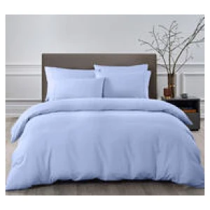 Bamboo Queen 6 Piece 2000Tc Quilt Cover & Sheet Set Blue