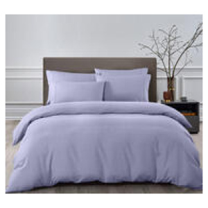 Bamboo Queen 6 Piece 2000Tc Quilt Cover & Sheet Set Lilac