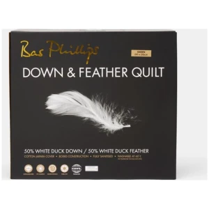 Bas Phillips 50/50 Duck Feather & Down Quilt