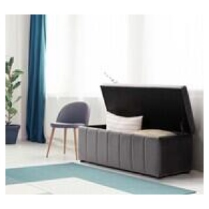 Bekah Ottoman Grey
