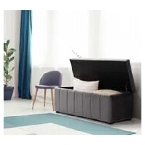 Bekah Ottoman Grey