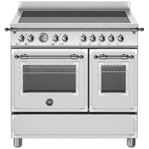 Bertazzoni 90cm Heritage Series Induction Top Electric Double Oven - Stainless Steel