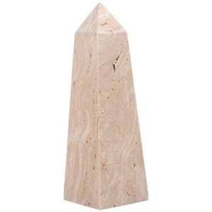 Bravon Obelisks Large Sculpture - Beige by Interior Secrets - AfterPay Available