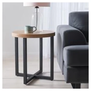 Bridge Round Side Table Brown