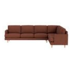Brighton 6 Seater Modular Corner Sofa Bancroft Merlot