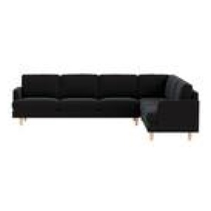 Brighton 6 Seater Modular Corner Sofa Black