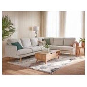 Brighton 6 Seater Modular Corner Sofa Grey