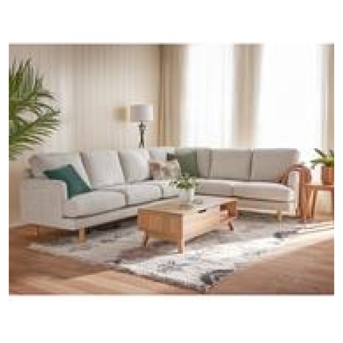 Brighton 6 Seater Modular Corner Sofa Grey