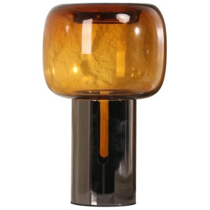 Brunelle Amber Large Glass Vase - Brown by Interior Secrets - AfterPay Available