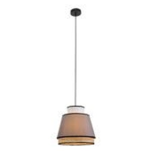 Canggu Bell Rattan Pendant Light White
