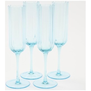 Chyka Home Dawn 4-Piece Champagne Flute Set