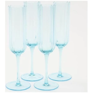 Chyka Home Dawn 4-Piece Champagne Flute Set