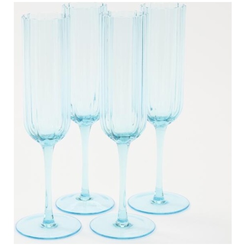 Chyka Home Dawn 4-Piece Champagne Flute Set