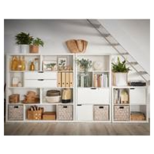 Coda 4 Shelf Bookshelf White