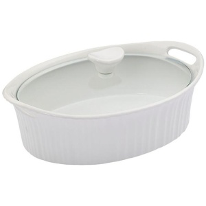 Corningware 1.4L Oval Casserole Pot French White