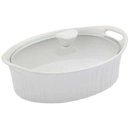 Corningware 1.4L Oval Casserole Pot French White