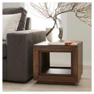 Dalkeith Square Side Table Brown