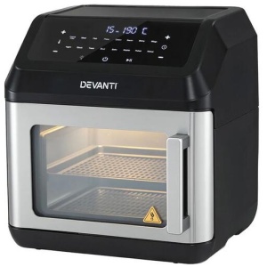 Devanti Air Fryer 13L LCD Fryers Oven