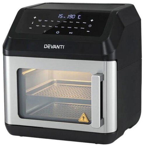 Devanti Air Fryer 13L LCD Fryers Oven