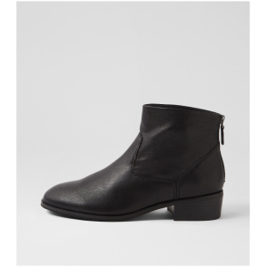 Diana Ferrari Matchy Df Black Black Heel Leather Black Black Heel Boots Womens Shoes Casual Ankle Boots