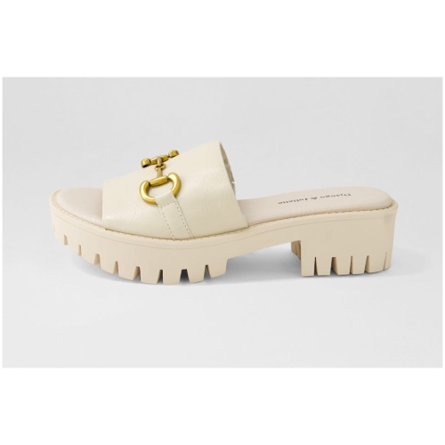 Django & Juliette Belo Dj Milk Milk Sole Leather Milk Milk Sole Sandals Womens Shoes Sandals Flat Sandals