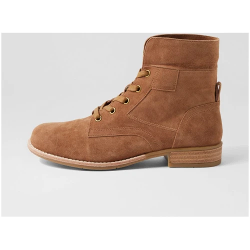 Django & Juliette Cydney Dj Lt Choc Suede Lt Choc Boots Womens Shoes Casual Ankle Boots