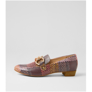 Django & Juliette Esben Dj Autumn Multi Leather Autumn Multi Shoes Womens Shoes Casual Flat Shoes