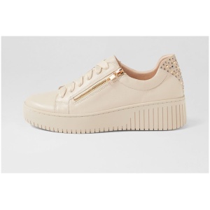 Django & Juliette Kees Dj Vanilla Leather Vanilla Sneakers Womens Shoes Casual Casual Sneakers