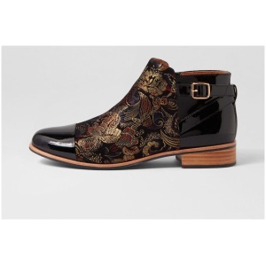 Django & Juliette Leart Dj Black Black Regal Multi Black Black Regal Boots Womens Shoes Casual Ankle Boots