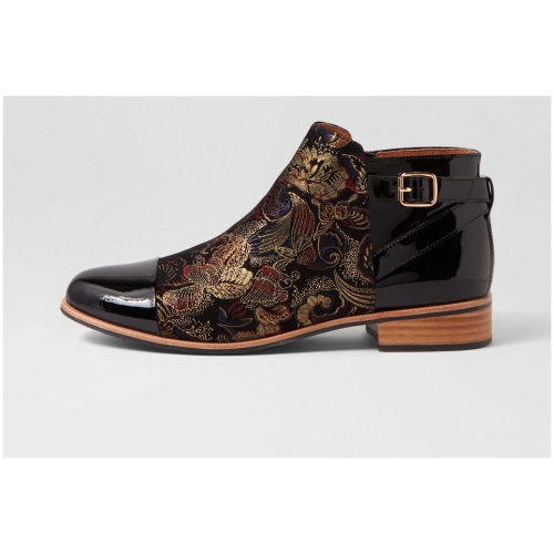 Django & Juliette Leart Dj Black Black Regal Multi Black Black Regal Boots Womens Shoes Casual Ankle Boots