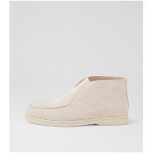 Django & Juliette Lerrys Dj Beige Suede Beige Boots Womens Shoes Casual Ankle Boots