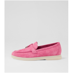 Django & Juliette Lydea Dj Pink Suede Pink Shoes Womens Shoes Dress Casual Flat Shoes