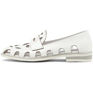 Django & Juliette Nalwa Dj White Patent Leather White Shoes Womens Shoes Casual Flat Shoes